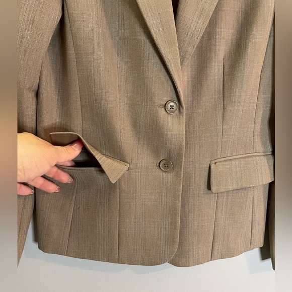 Rafaella Womens Suit Jacket Blazer Size 4 Lined Two Button Closure Stretch - Picture 2 of 7